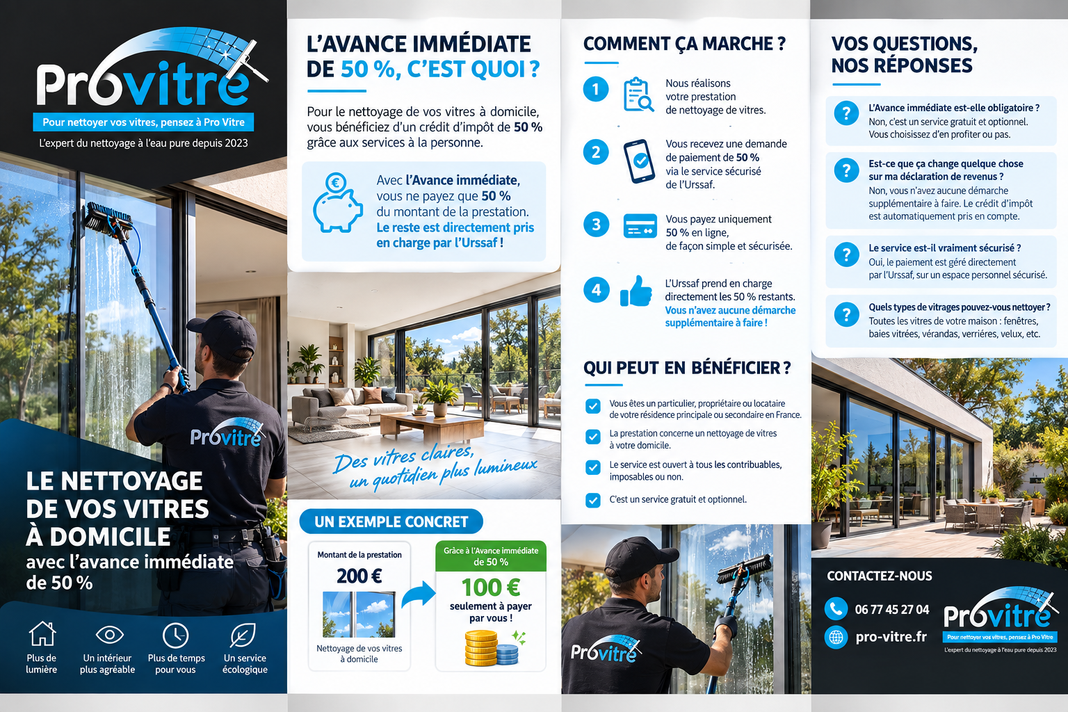 lavage de vitre avance immédiate dans le Gard et l'hérault